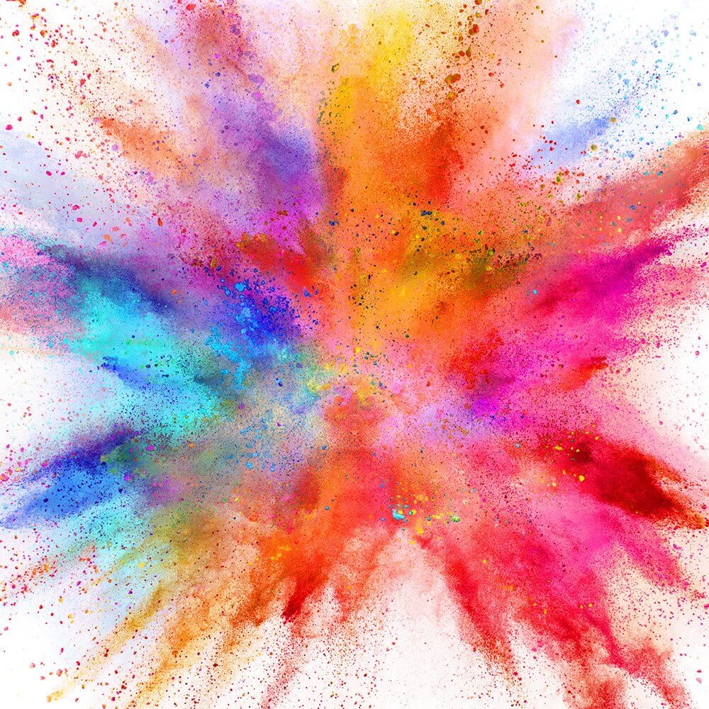 Craft Colors® Batik Nachfüllset 24 x leuchtende Pigmente, Batikfarben / Textilfarbe für kreative Gestaltung - Craft Colors
