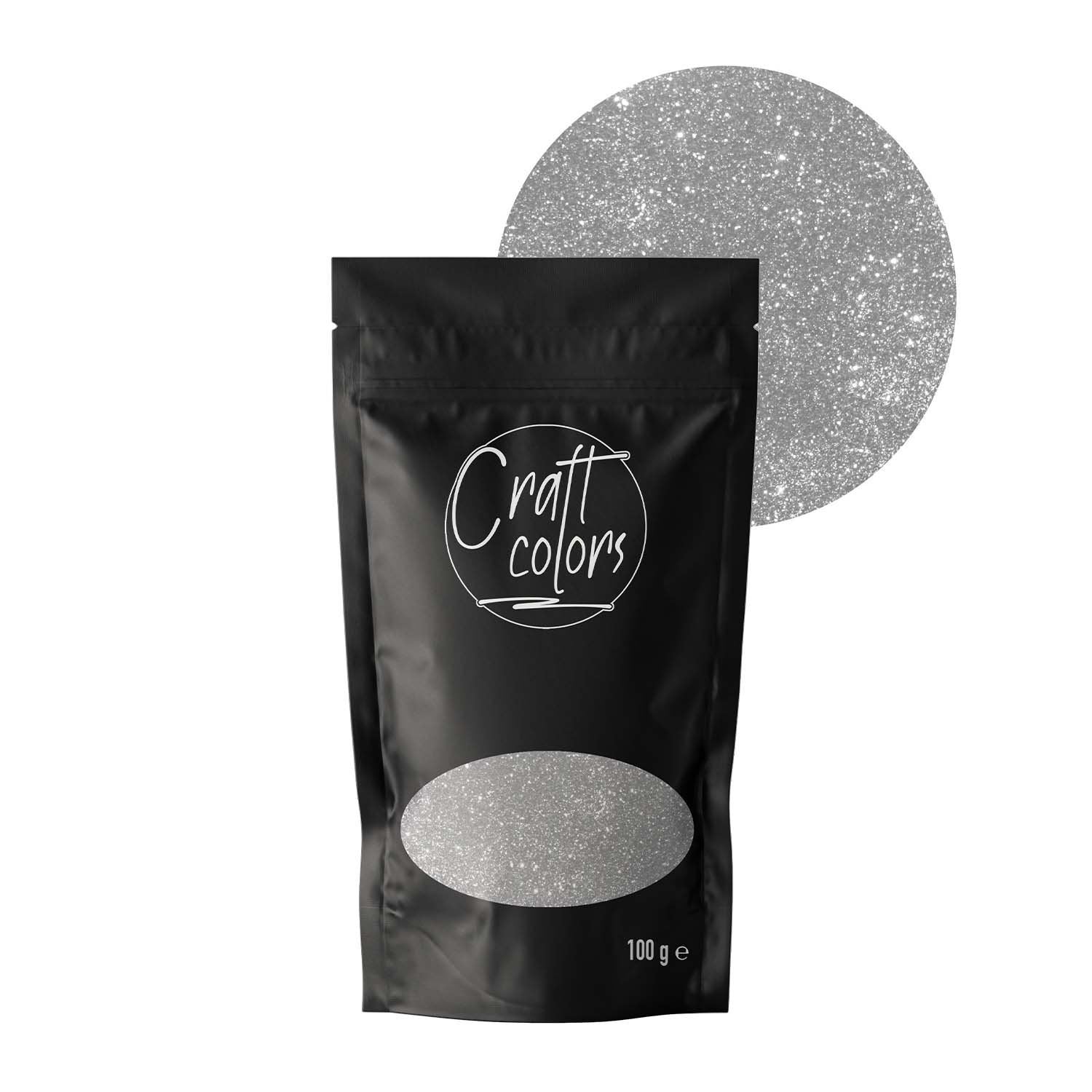 Glitter | Silver 100g - Craft Colors