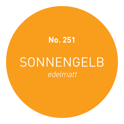 5L Wandfarbe edelmatt Sonnengelb No. 251 Design Collection - Craft Colors