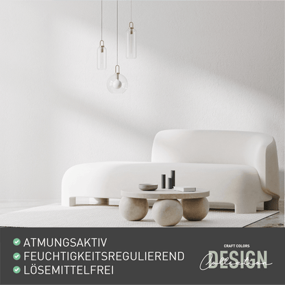 5L Wandfarbe edelmatt weiß No. 901 Design Collection - Craft Colors