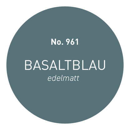 Wandfarbe edelmatt (5L) Basaltblau 961  Nassabriebklasse 1 Strong+ Collection