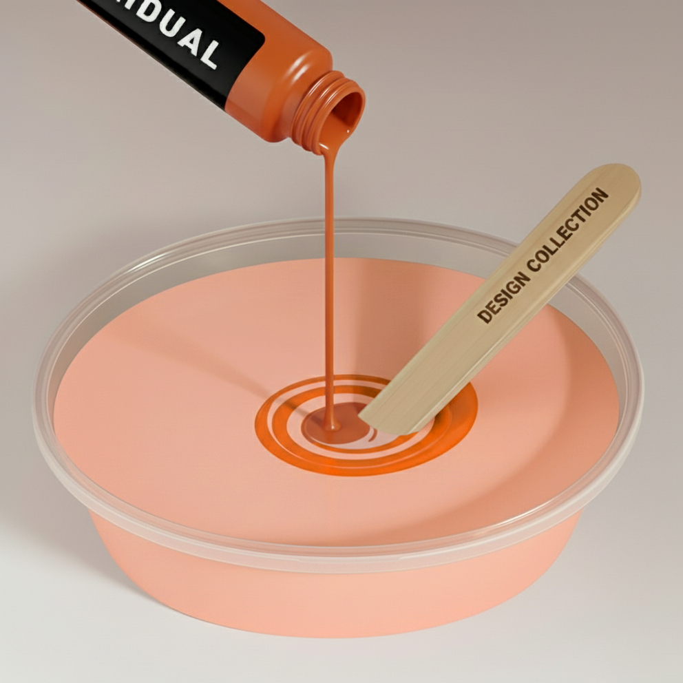 Wandfarbe helles Lachs No. 220.mix Individual ( 5,25 L) edelmatt