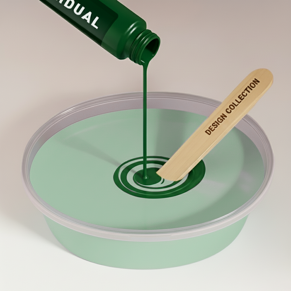 Wandfarbe Helles Mintgrün No. 623.mix Individual ( 5,25 L) edelmatt