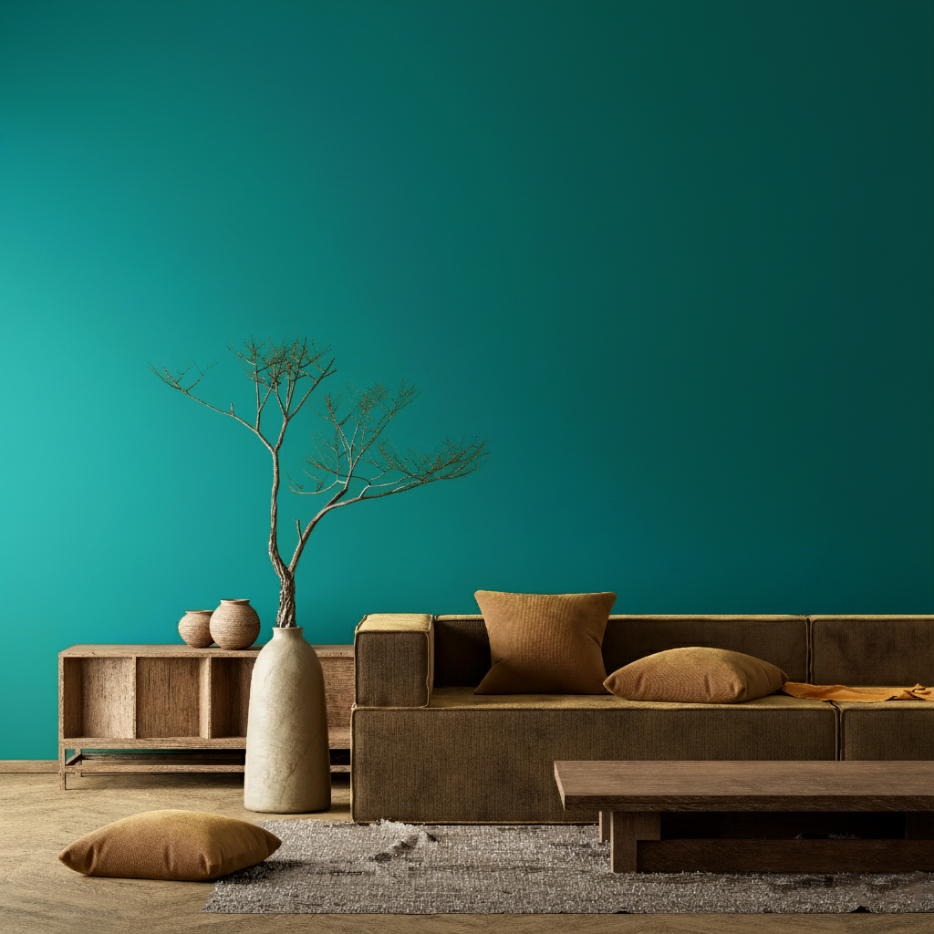 Wandfarbe Petrol No. 570 Design Collection ( 5L ) edelmatt