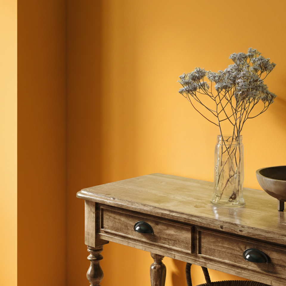 Wandfarbe Senfgelb No. 265.mix Individual ( 5,25 L) edelmatt