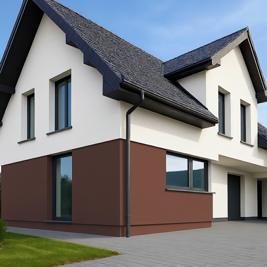 Sockelfarbe  / Fassadenfarbe  5L  | Dunkel Braun