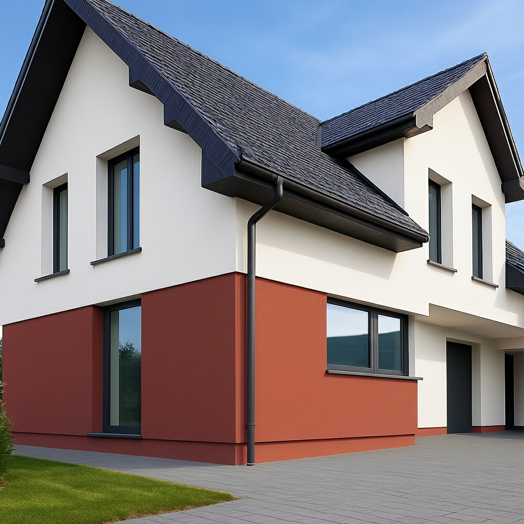 Sockelfarbe  / Fassadenfarbe 5L | Ziegelrot