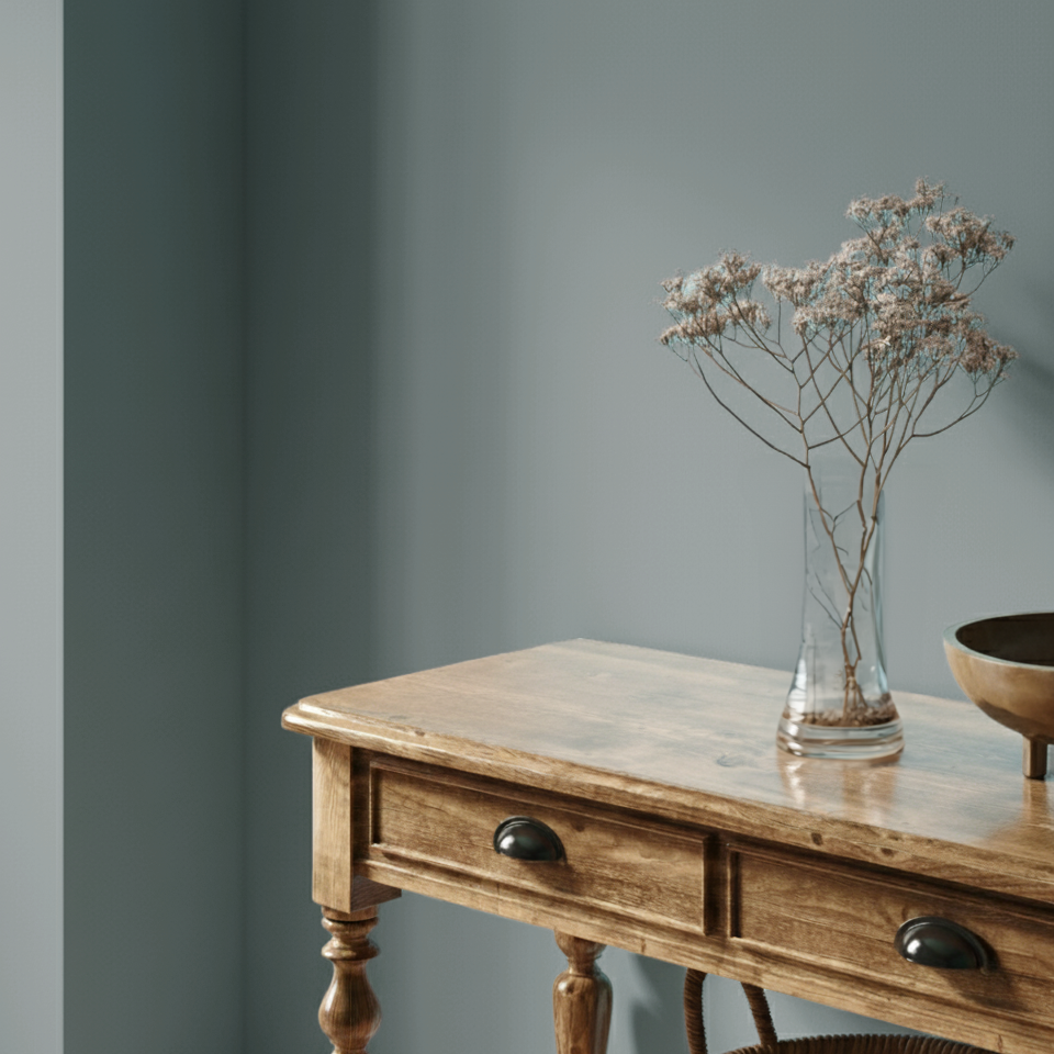 Wandfarbe Taubengrau Graublau No. 527.mix Individual ( 5,25 L) edelmatt