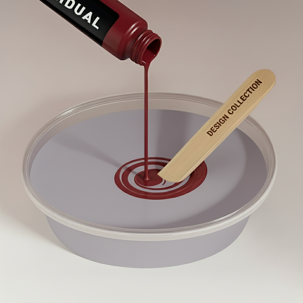 Wandfarbe weiches Violettgrau No. 725.mix Individual ( 5,25 L) edelmatt