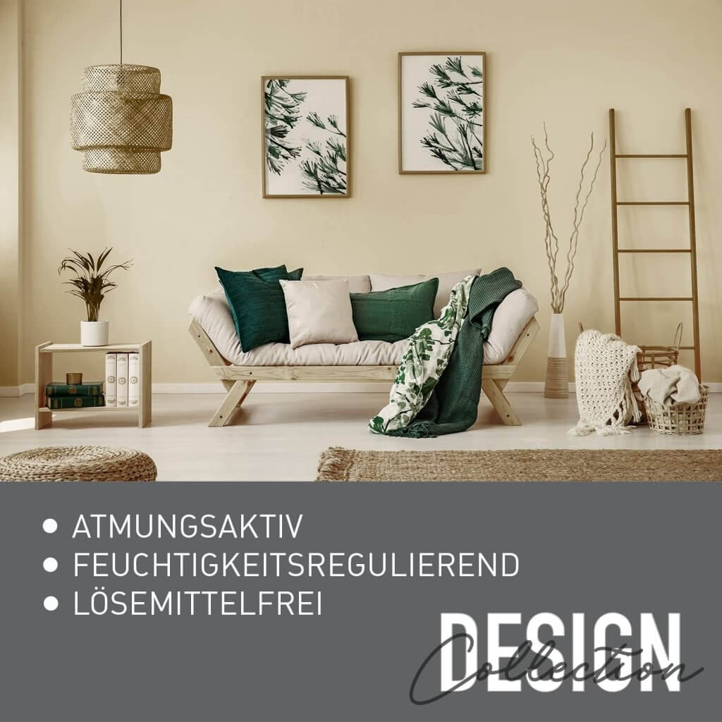 5L Wandfarbe edelmatt sand beige, Made in Germany, No.127 Design Collection - Craft Colors